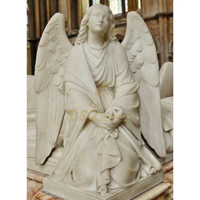 Kneeling Weeping Angel Headstone