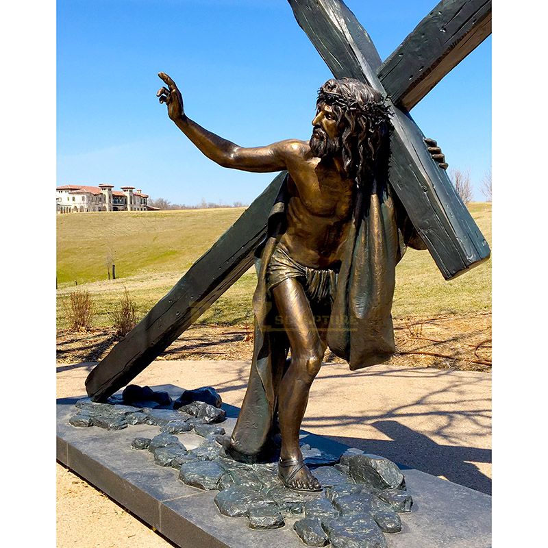 Bronze life size jesus sculpture for sale