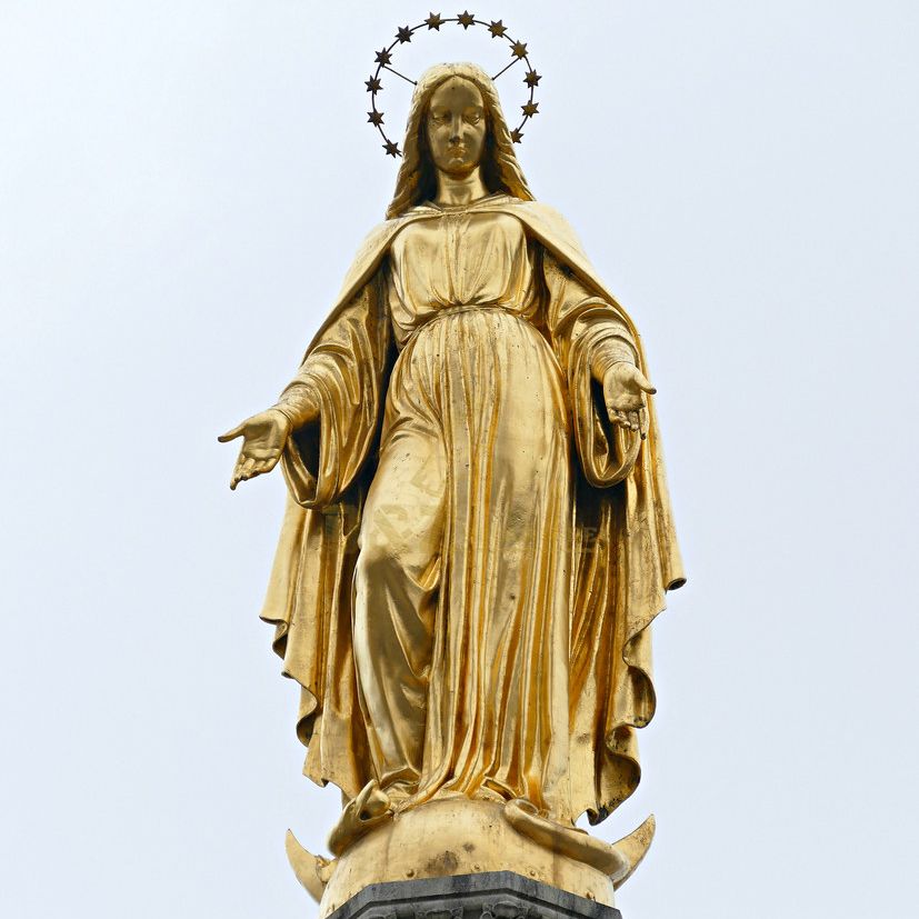 Bronze life size mary statues for sale