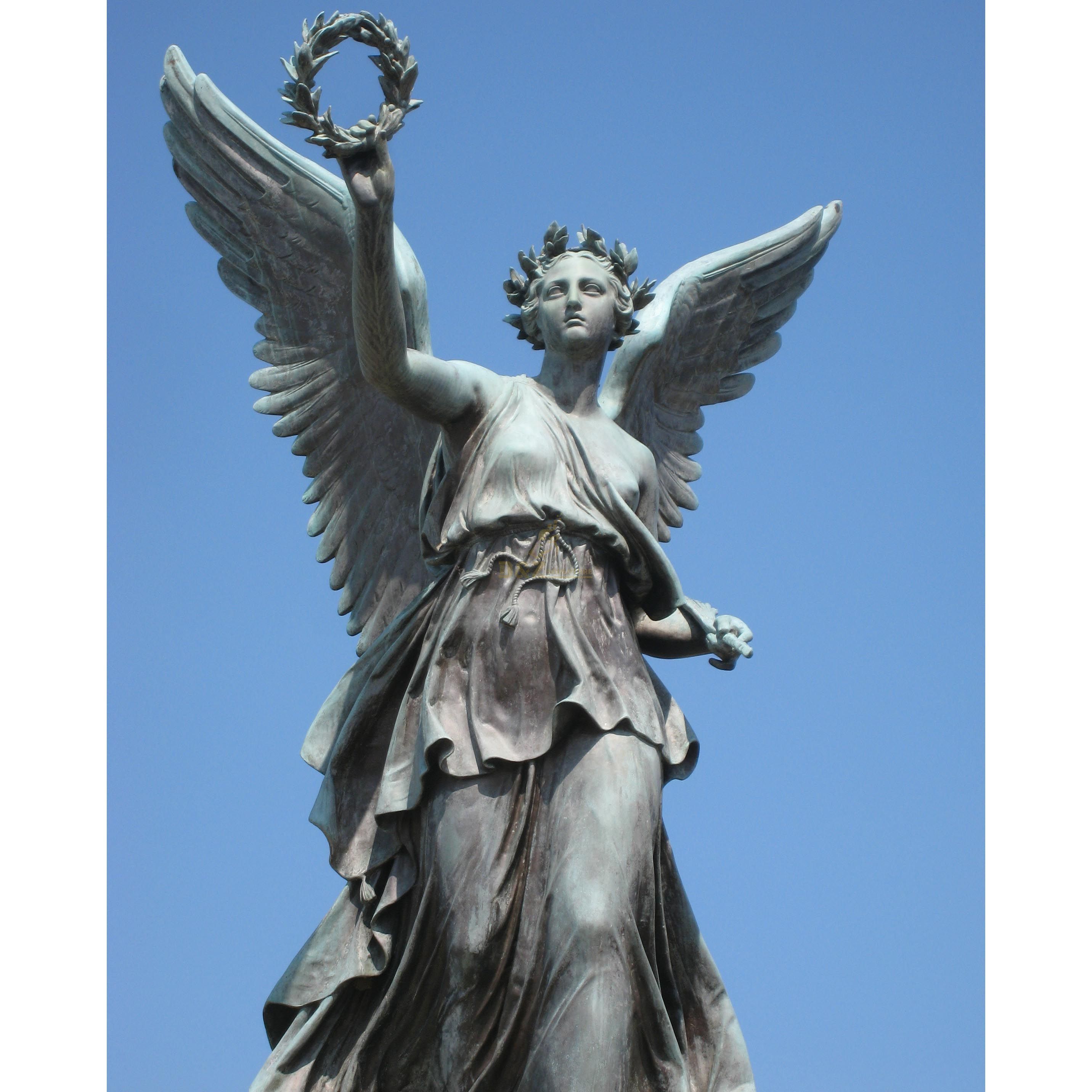 bronze angel statue