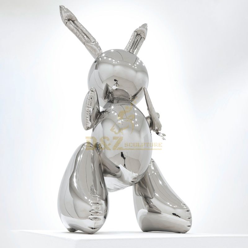 Wholesale Home Decorative Art Stainless Steel Rabbit Sculpture