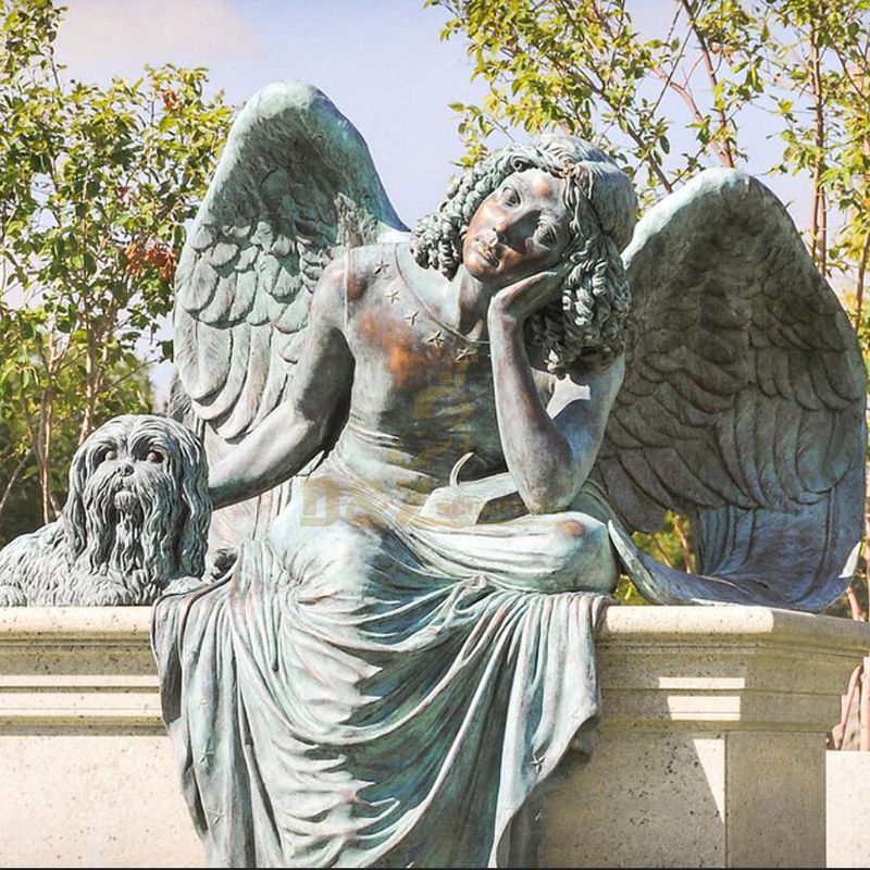 weeping angel bronze statues