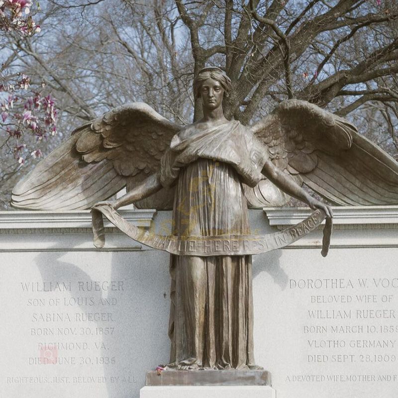 weeping angel bronze statues