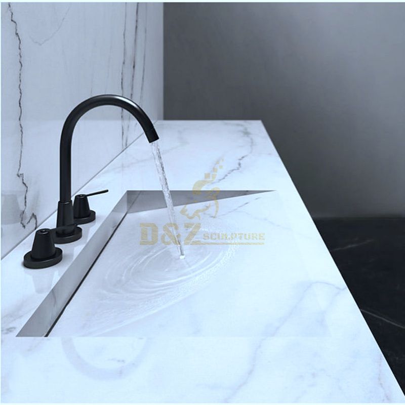 European Simple Design Solid Surface Stone Sink