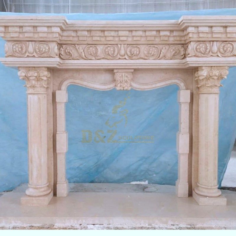 Home Decoration Modern Design Marble Fireplace Surround