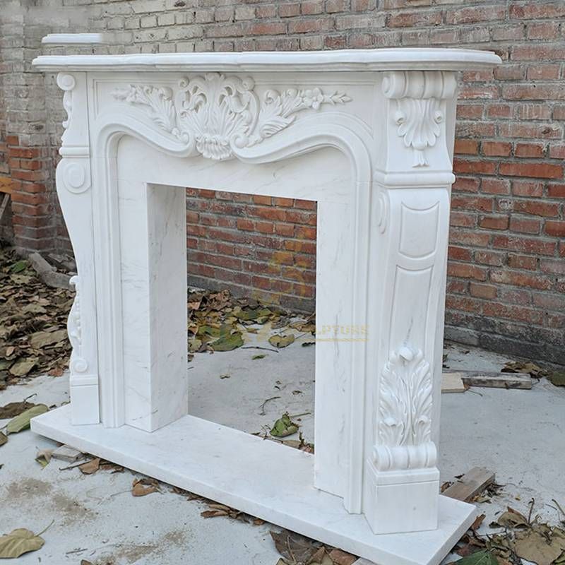 Home Decoration Modern Design Marble Fireplace Surround