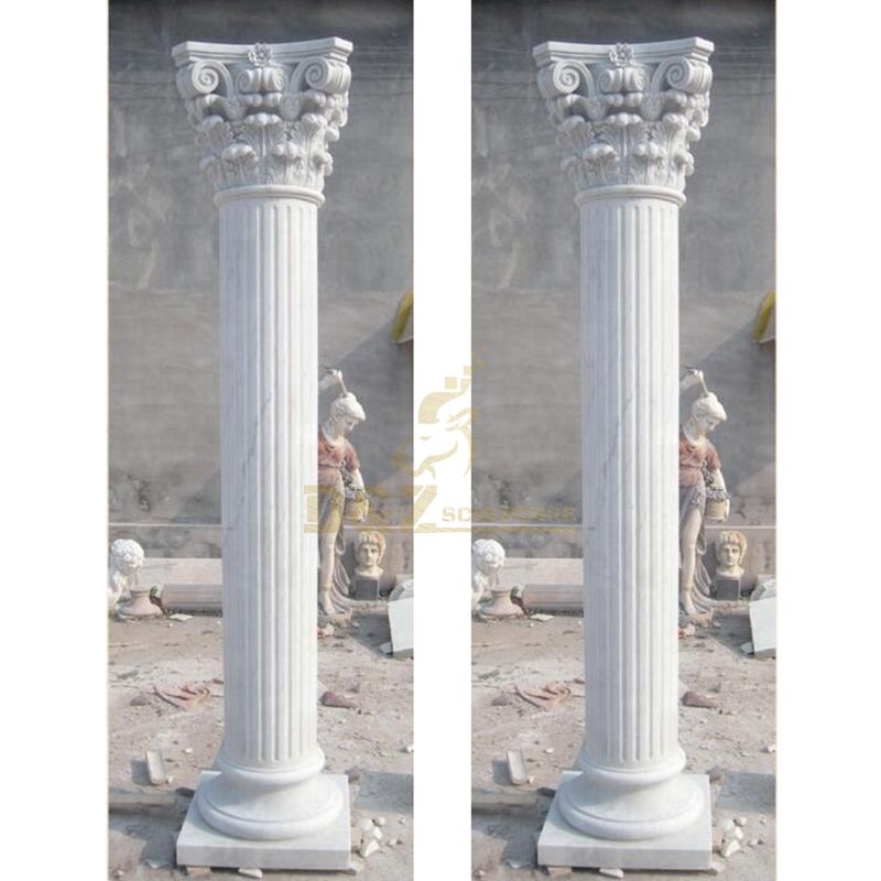 Nice Carvnig Decorative Stone Marble Column