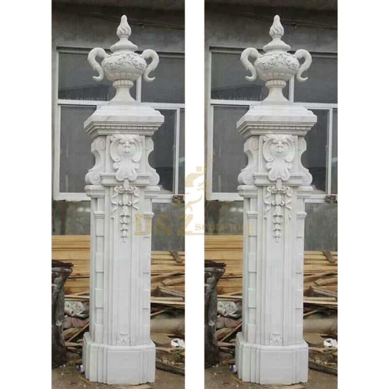 Nice Carvnig Decorative Stone Marble Column