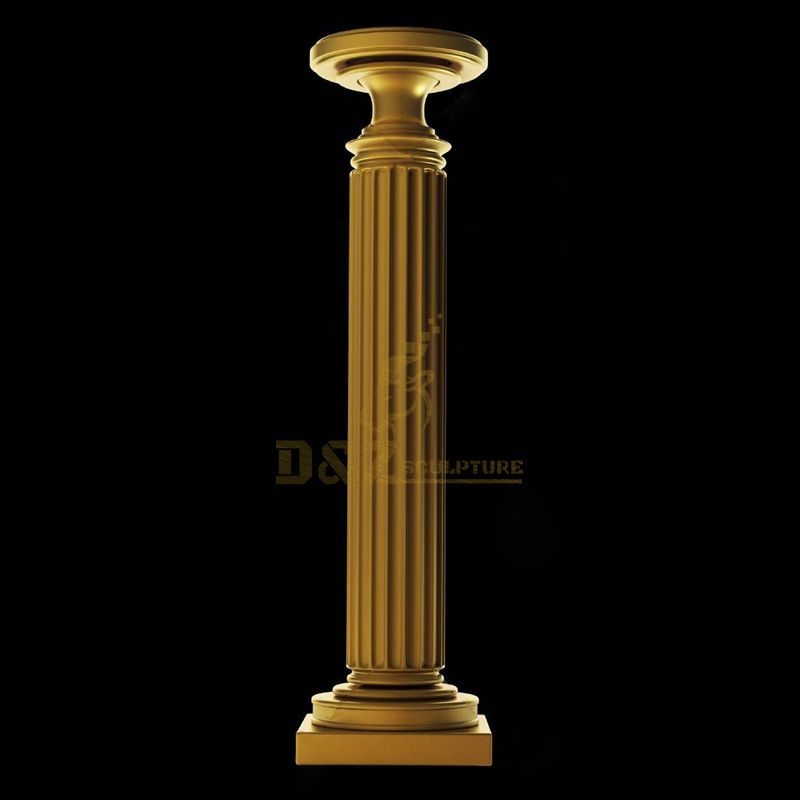 High Quality Carved Beige Marble Roman Column