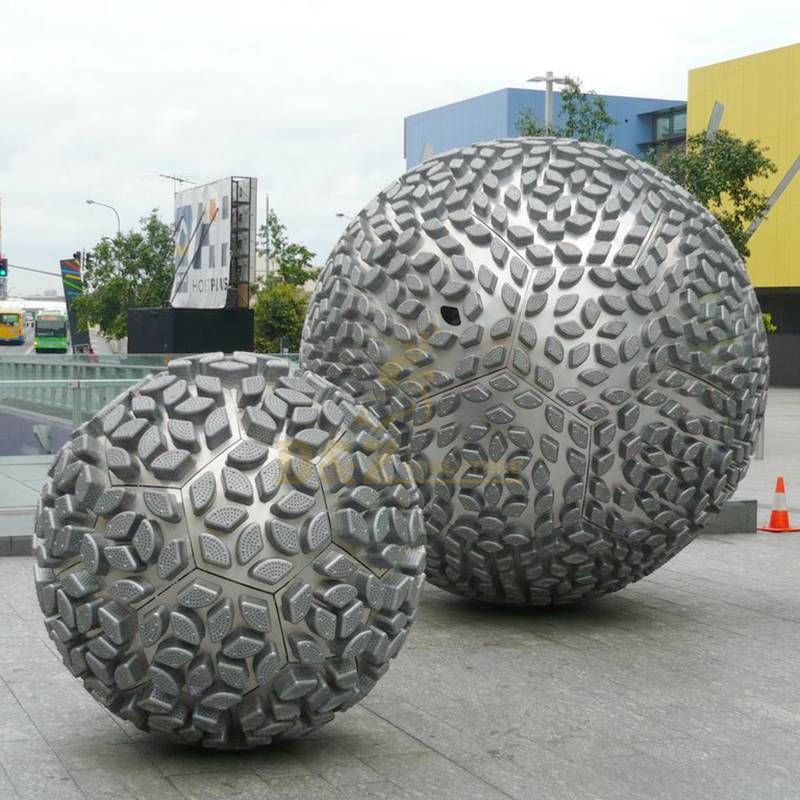 Metal Ball Garden Stainless Steel Sculpture