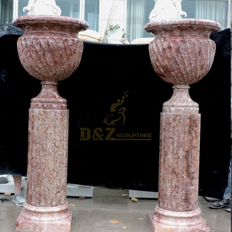 High Quality Garden Ornament Marble Planter Stone Flowerpot