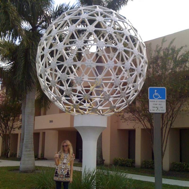 Stainless Steel Metal Ball Sculpture