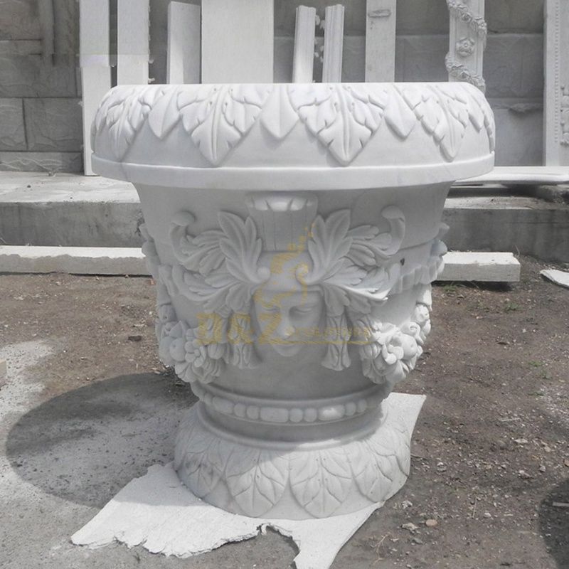 Natural Stone Large Size Garden Flower Pots