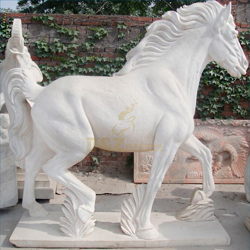 Popular Design Stone Horse Garden Statue