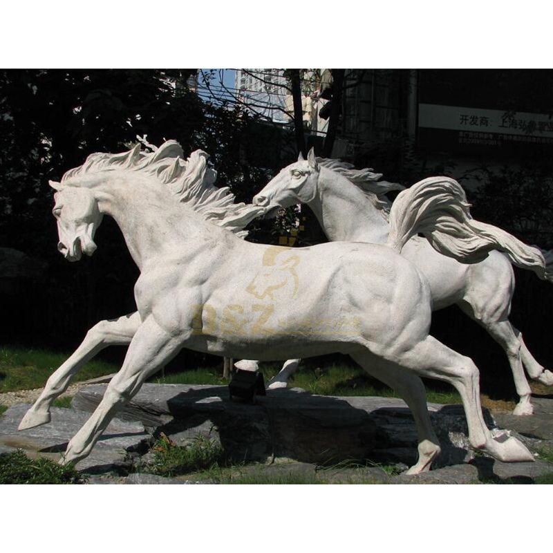 Popular Design Stone Horse Garden Statue