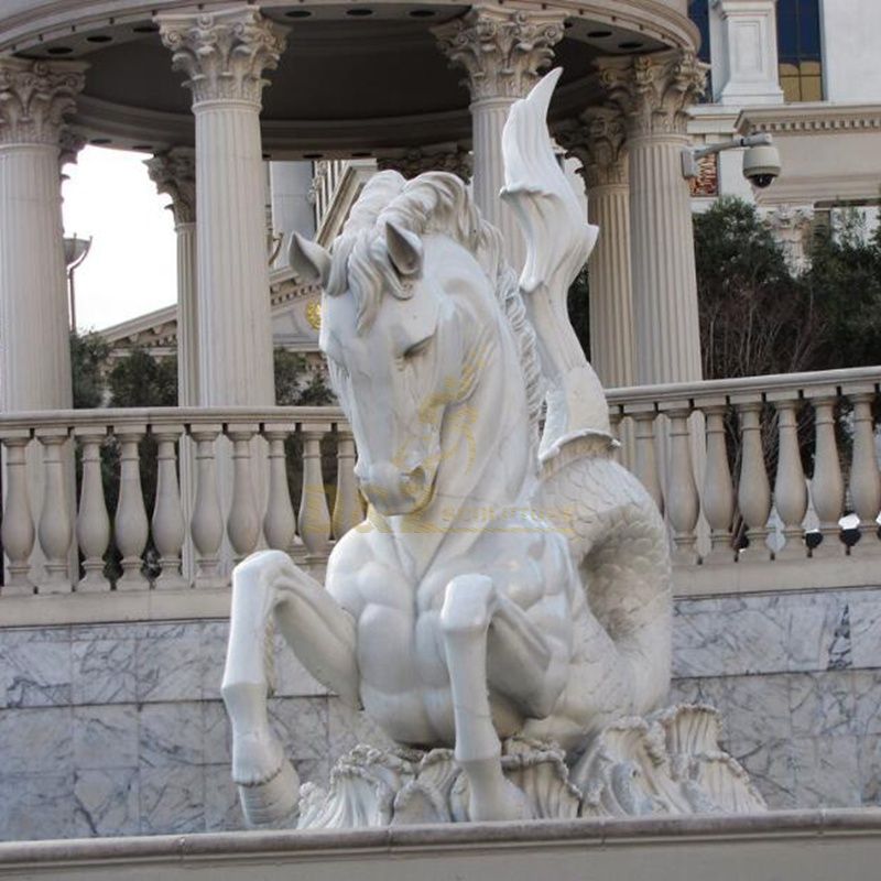 Popular Design Stone Horse Garden Statue