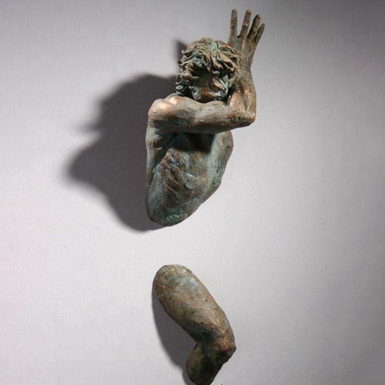 Bronze Extra Moenia wall sculpture from Matteo Pugliese