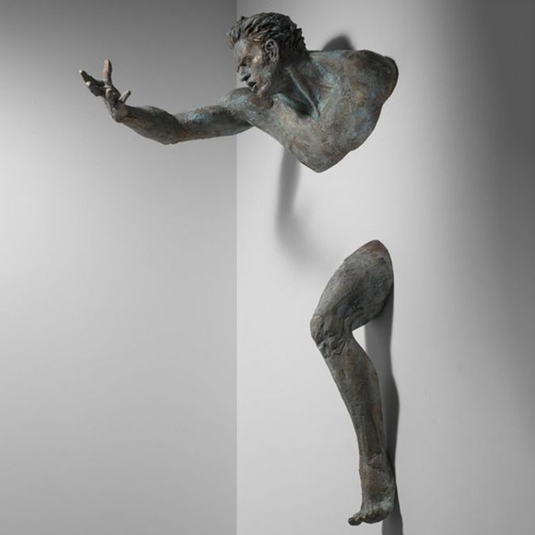 Bronze Extra Moenia wall sculpture from Matteo Pugliese