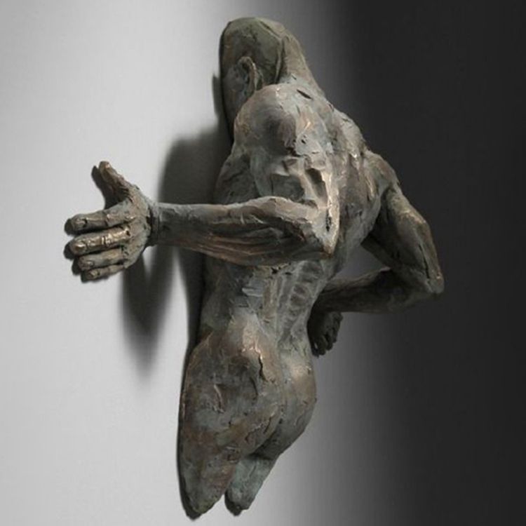Bronze Extra Moenia wall sculpture from Matteo Pugliese
