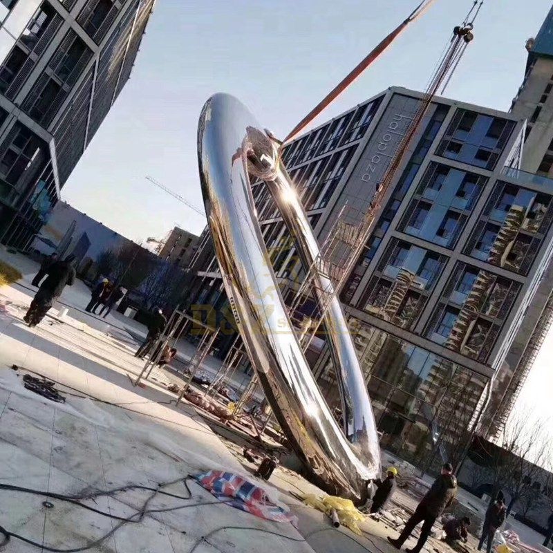 Outdoor Stainless Steel Sculpture for Sale