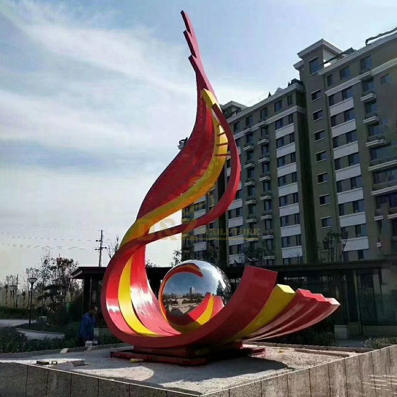 Stainless Steel Sphere Sculpture for Garden