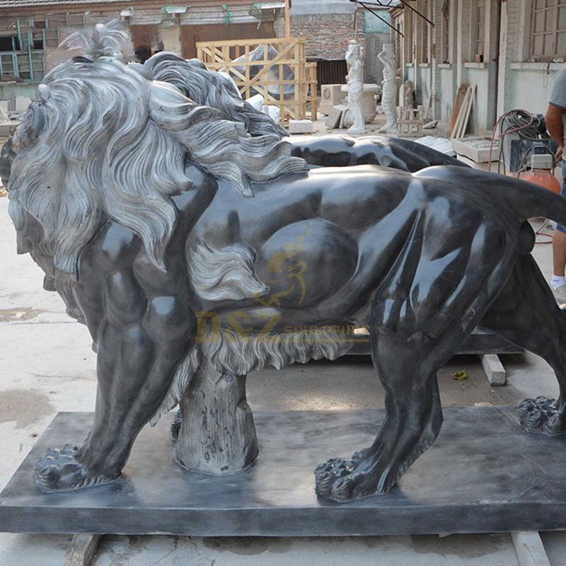 Hand Carved Marble Various Animals Statues Of Lion
