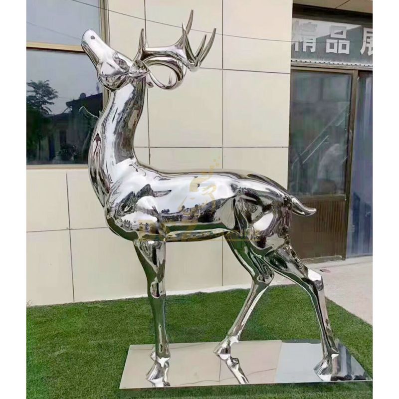 outdoor garden deer sculpture
