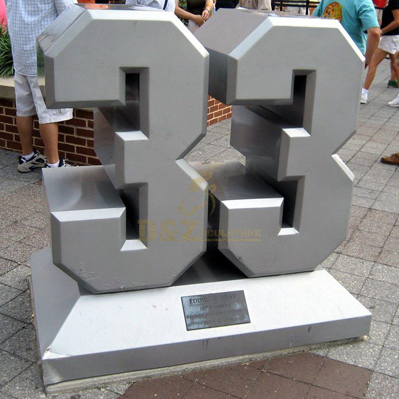 Custom size stainless steel letter sculpture