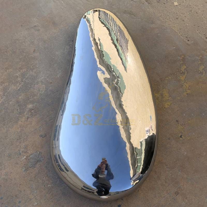 New Mirror Polishing Stainless Steel Rock Sculpture