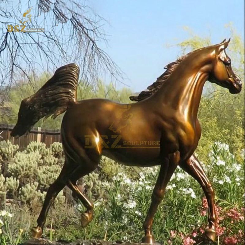 Horse sculpture China Manufactory Customized Cast Brass Home Decoration Art Sculpture