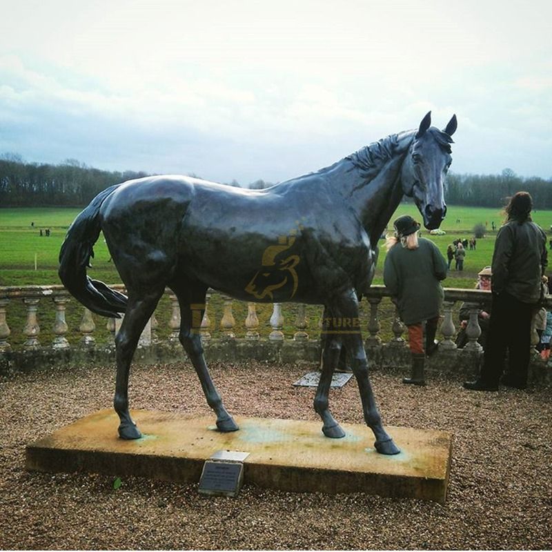 Wholesale cast bronze street horse standing sculpture