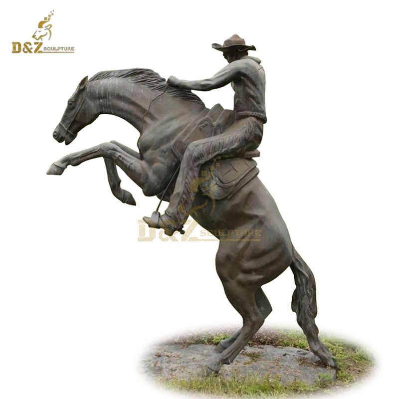 man on a horse statue