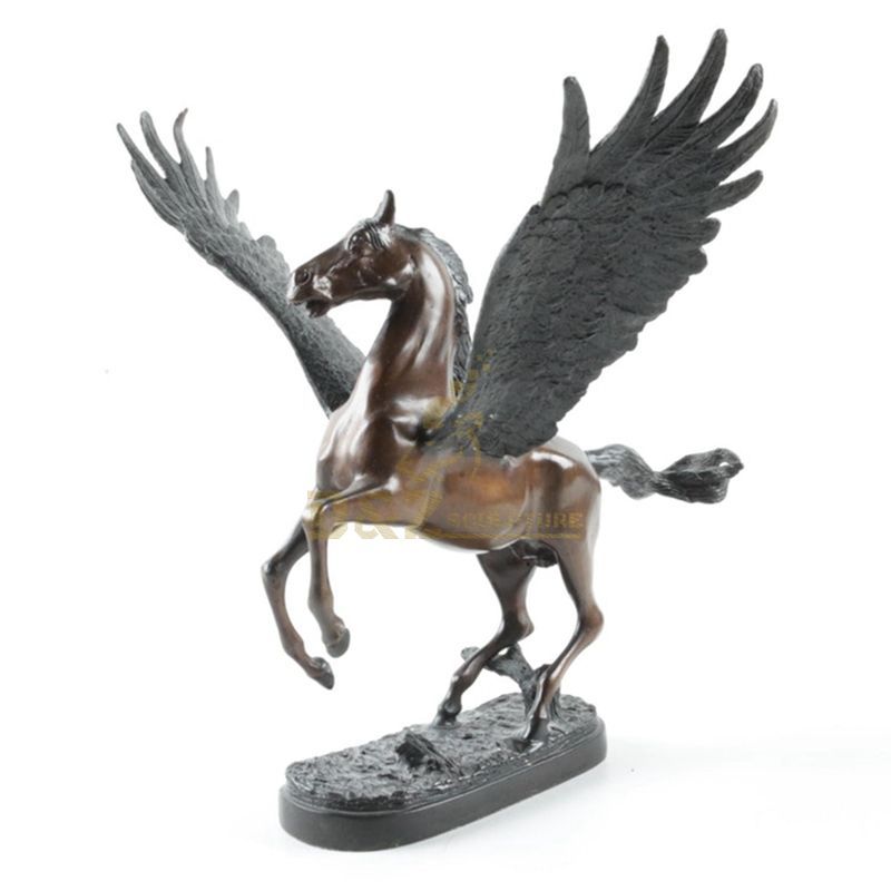 Large Outdoor Copper Bronze Pegasus Flying Horse Statue Sculpture For Garden City Decoration