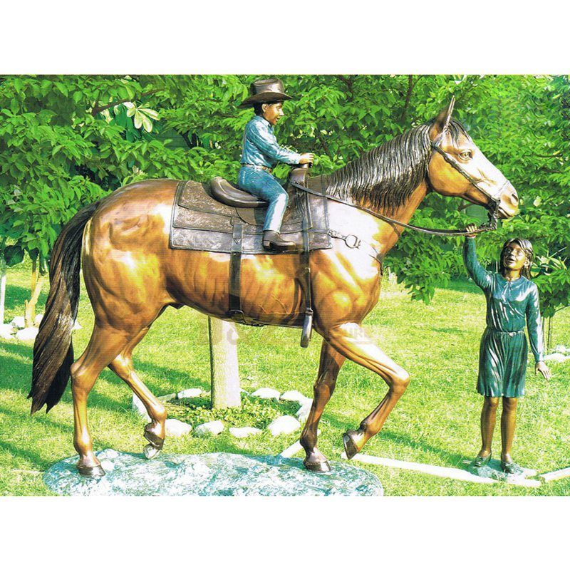 Life size horse bronze garden statues bulk wholesale art supplies