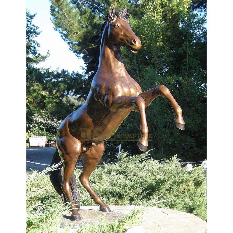 Outdoor Decoration Life Size Bronze Horse statue for sale
