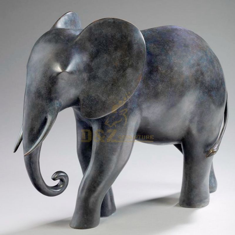High quality water feature bronze large elephant statue for sale