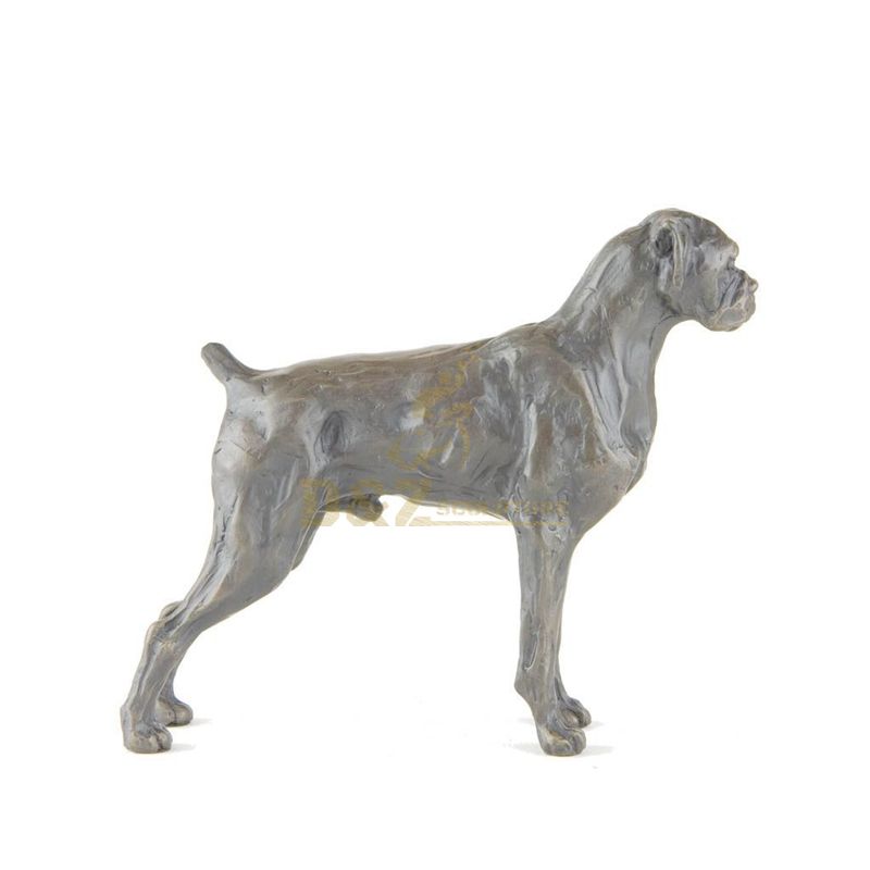 Hand carving antique bronze animal dog statue for home decoration