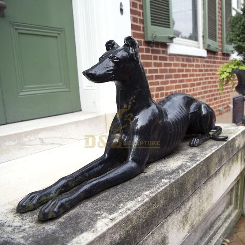 Home Decor Hot Casting Bronze Dog Abstract Statue Sculpture