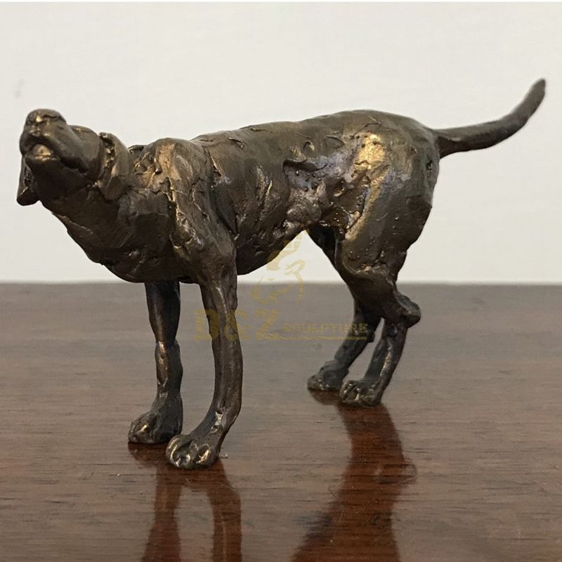 Outdoor home decor garden animal metal art craft cast bronze famous dog sculpture for sale