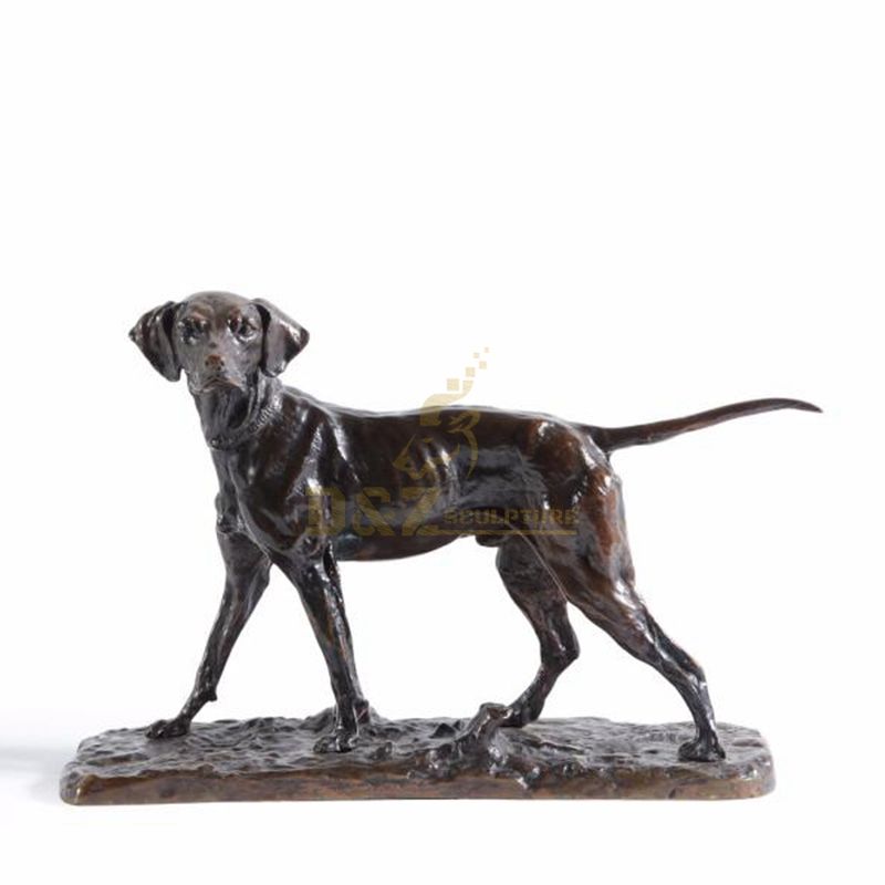 Hot sell Exquisite and lovely dogs moulding Animal artwork bronze indoor sculpture