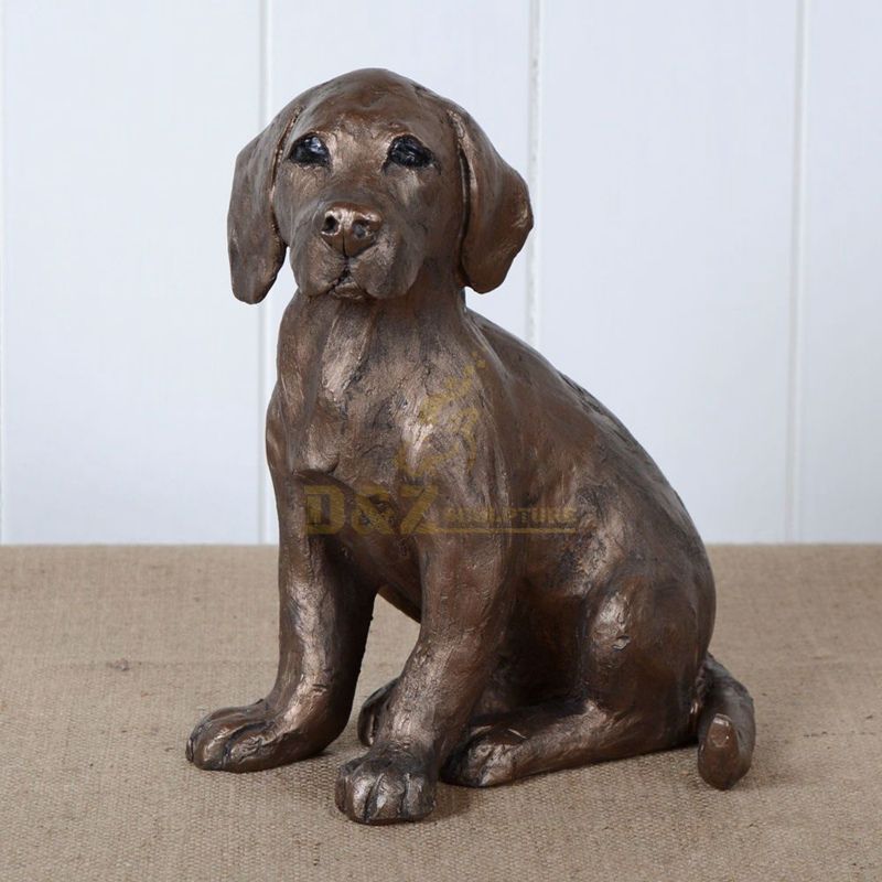 Popular animal statue ornament brass dog sculpture