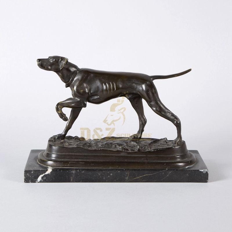 Hot Sale Home Decoration Small Brass Sculptures Brass Dog Statue
