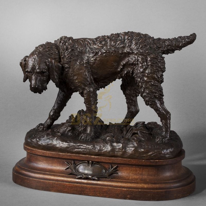 Outdoor Decorative Sculpture Modern Art Abstract Dog Bronze Statue