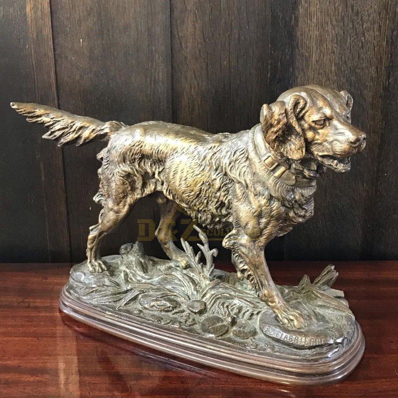 Bronze sculpture foundry life size bronze dog sculpture for yard