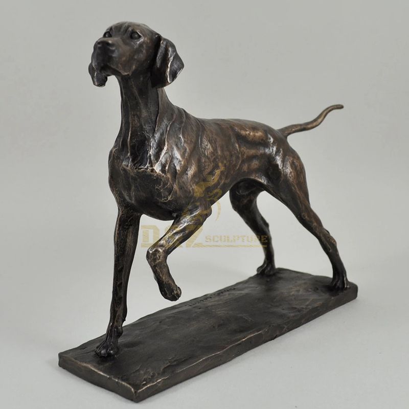 Small size Bronze dog sculpture for sale