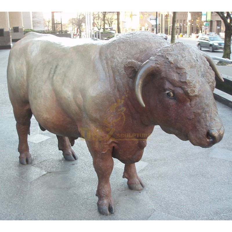 Outdoor Decoration Bronze Bull Sculpture