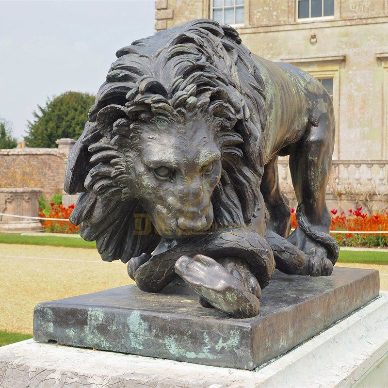 Bronze outdoor lion statue Decorative Sculpture