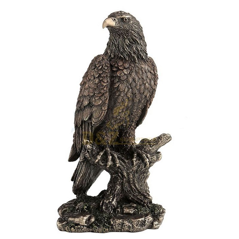 High quality vivid bronze eagle sculpture statue for sale