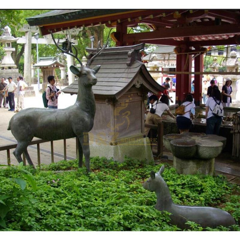 Home Decoration Customized Design Bronze Deer Statues