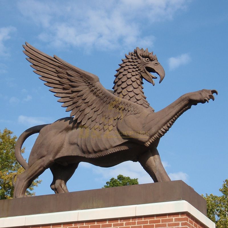 Bronze Flying Bird Sculpture For Garden Decoration